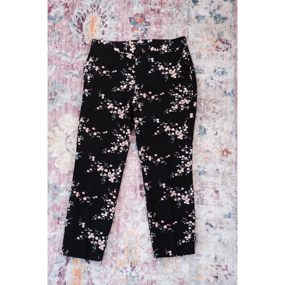 Zara tailored Pants with floral print